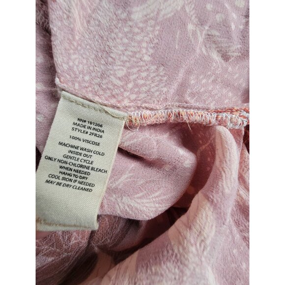 Soft Surroundings Hermosa Art to Wear Mixed Print Tunic Blouse Womens Large Boho - Picture 4 of 7